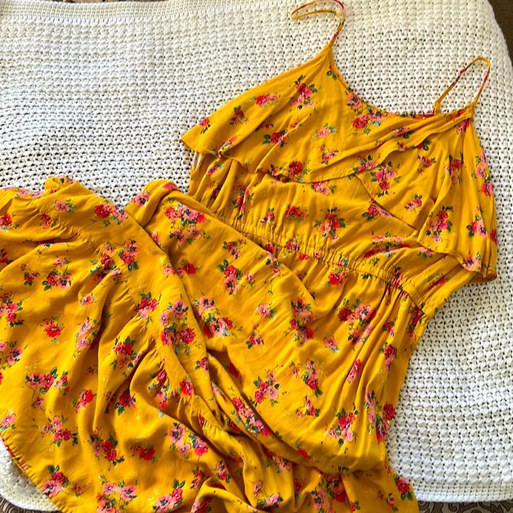 Peyton & Parker maxi yellow floral dress